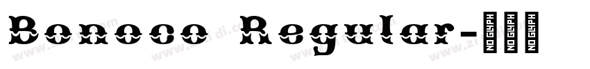 Bonoco Regular字体转换